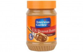 American Garden U.S. Peanut Butter Creamy  Plastic Jar  510 grams